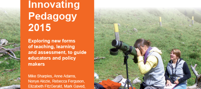Innovating Pedagogy Report – The Open University – TED•FAD Études ...